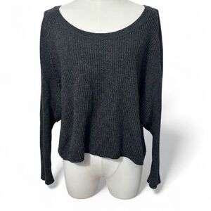Victoria's Secret Charcoal Gray Wool Blend Sweater - Small
